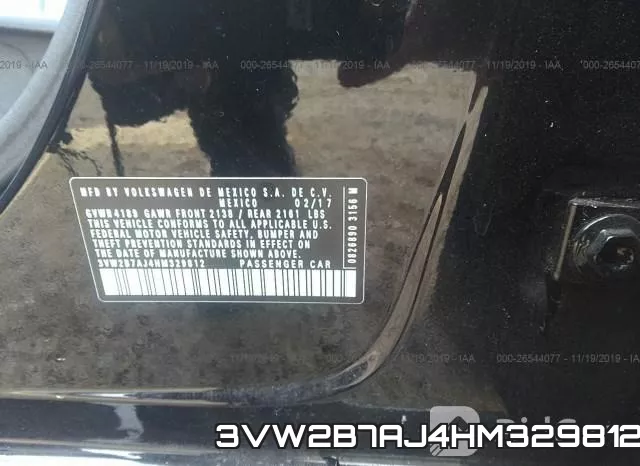 3VW2B7AJ4HM329812