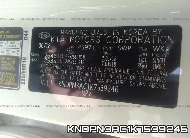 KNDPN3AC1K7539246