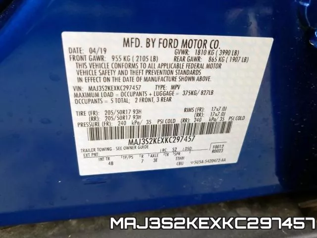MAJ3S2KEXKC297457