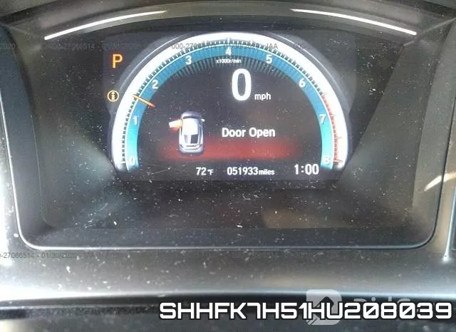SHHFK7H51HU208039