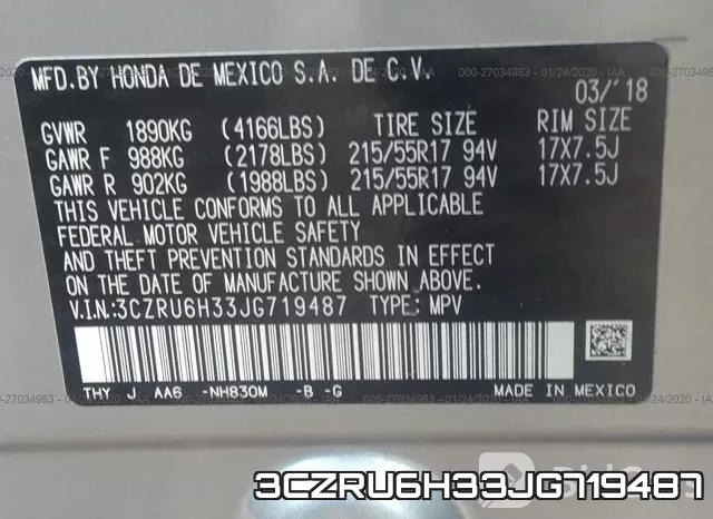 3CZRU6H33JG719487