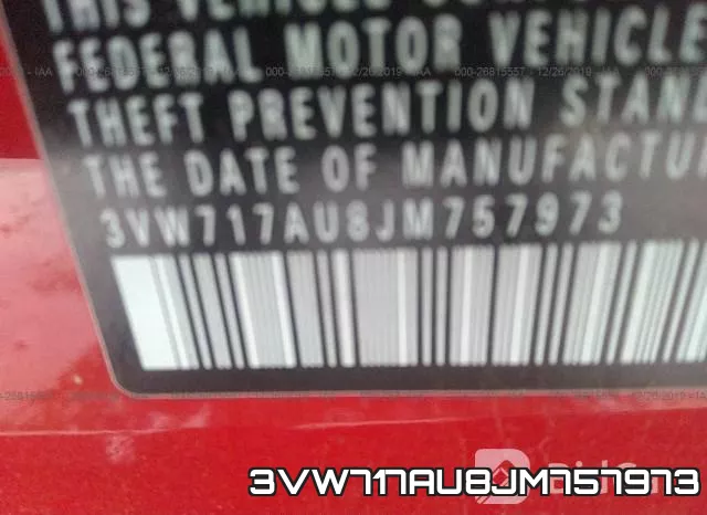 3VW717AU8JM757973