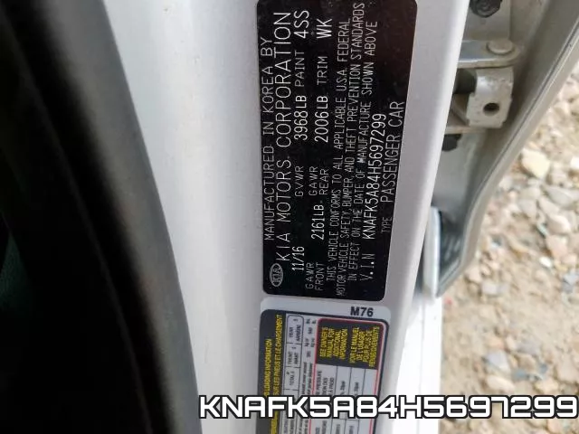 KNAFK5A84H5697299