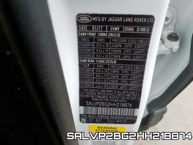 SALVP2BG2HH218874