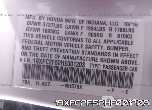 19XFC2F52HE001203
