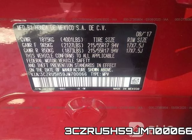 3CZRU5H59JM700066