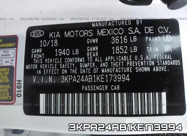 3KPA24AB1KE173994