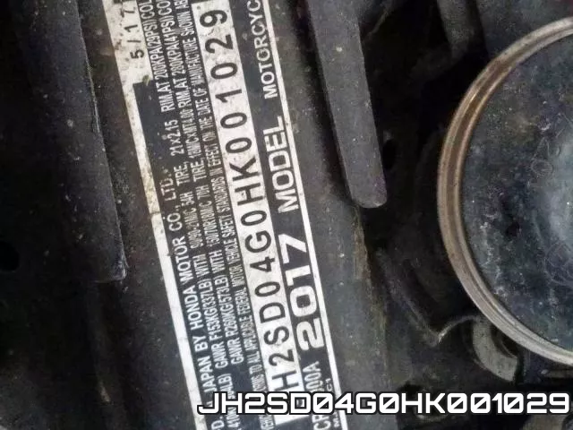 JH2SD04G0HK001029
