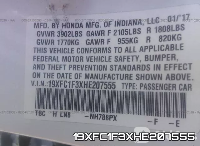 19XFC1F3XHE207555