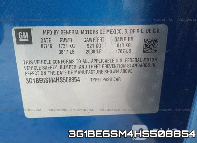 3G1BE6SM4HS508854