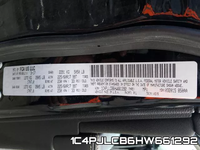 1C4PJLCB6HW661292