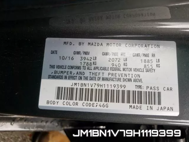 JM1BN1V79H1119399