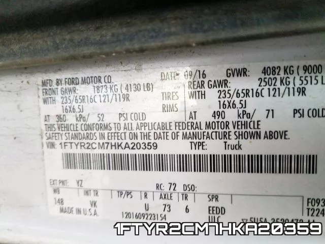 1FTYR2CM7HKA20359