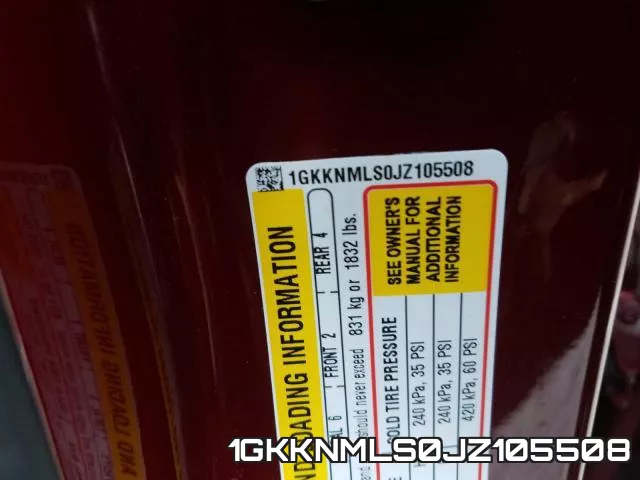 1GKKNMLS0JZ105508