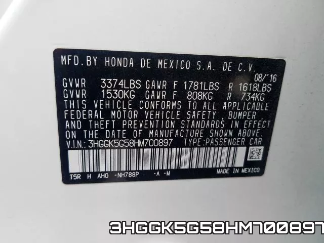 3HGGK5G58HM700897
