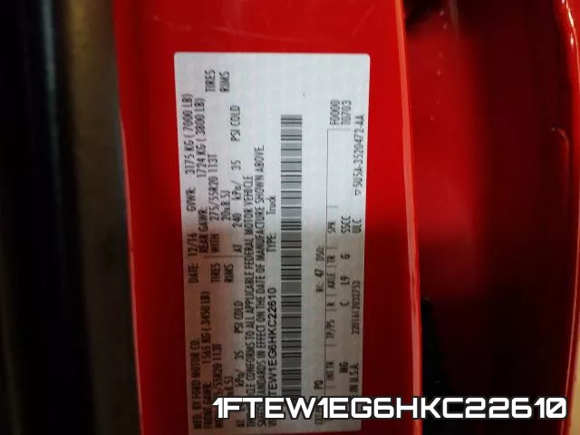 1FTEW1EG6HKC22610