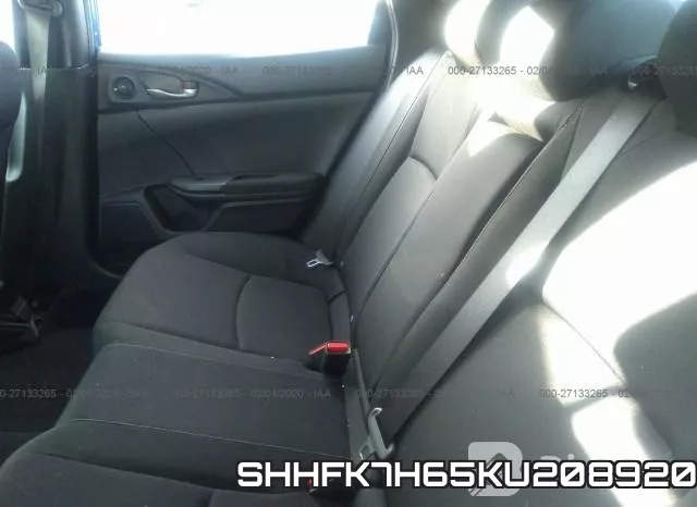 SHHFK7H65KU208920