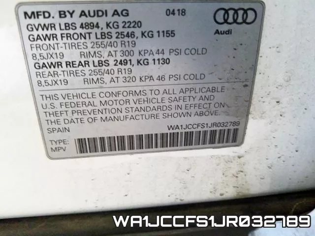 WA1JCCFS1JR032789