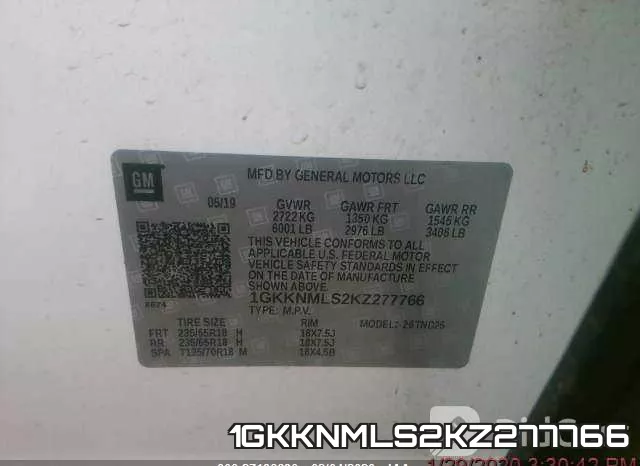 1GKKNMLS2KZ277766