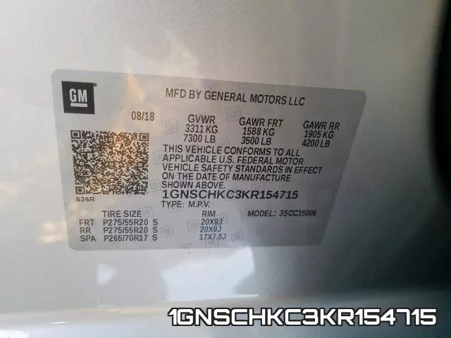 1GNSCHKC3KR154715