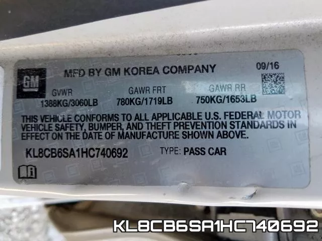 KL8CB6SA1HC740692