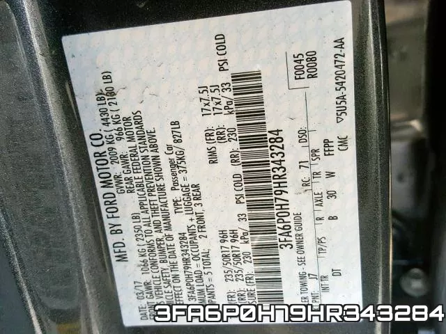 3FA6P0H79HR343284