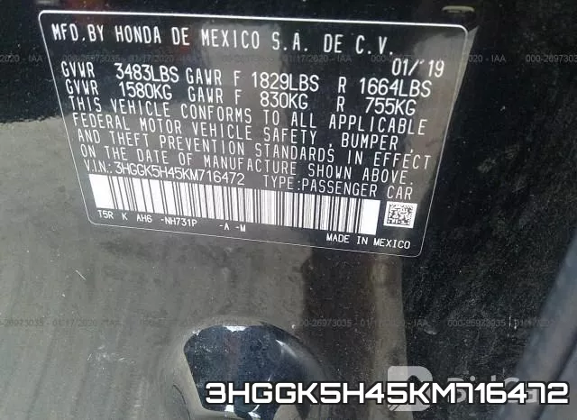 3HGGK5H45KM716472
