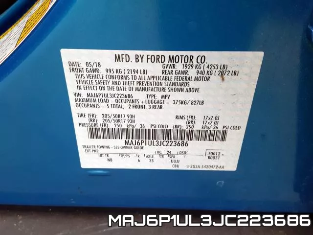 MAJ6P1UL3JC223686