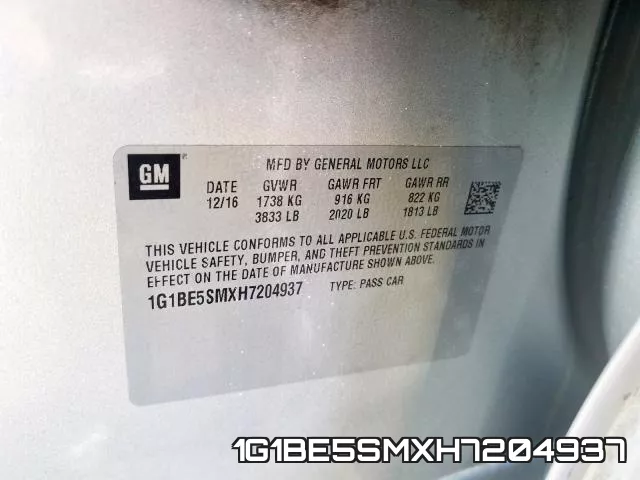 1G1BE5SMXH7204937