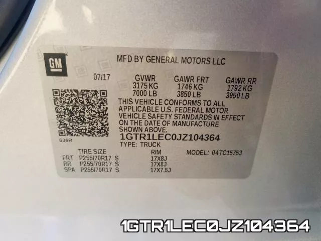1GTR1LEC0JZ104364