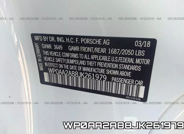 WP0AA2A88JK261979
