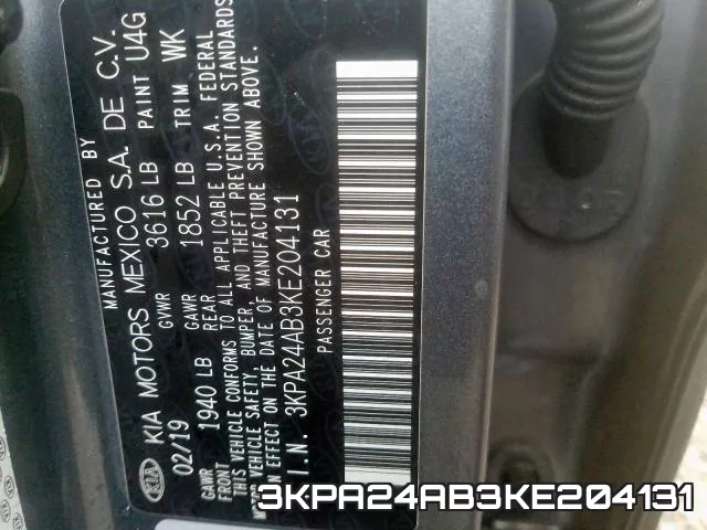 3KPA24AB3KE204131