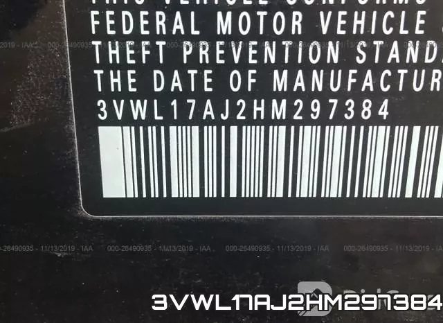 3VWL17AJ2HM297384