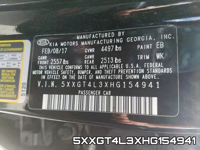 5XXGT4L3XHG154941
