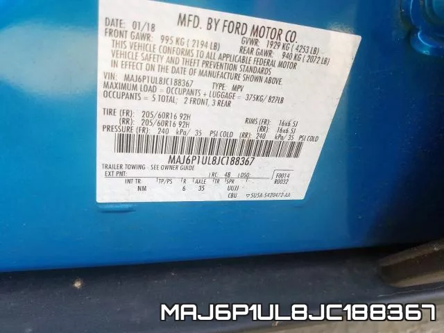 MAJ6P1UL8JC188367