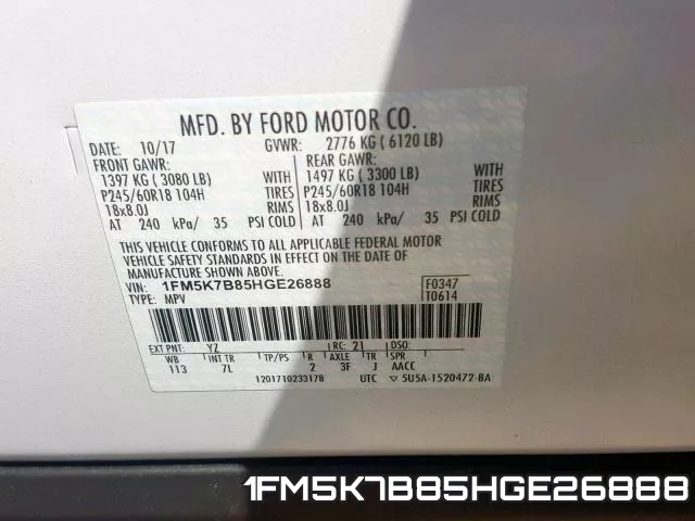 1FM5K7B85HGE26888