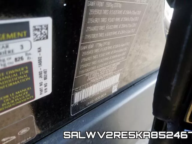 SALWV2RE5KA852467