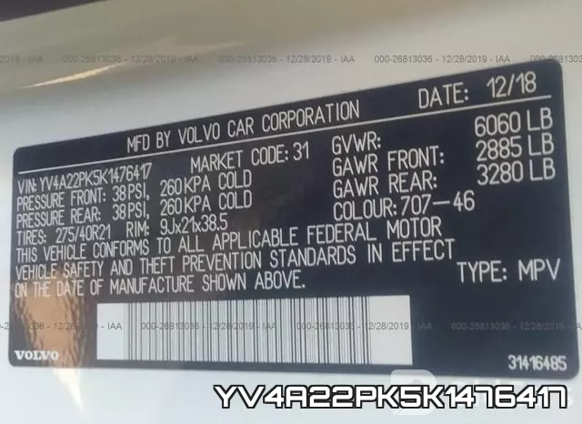 YV4A22PK5K1476417