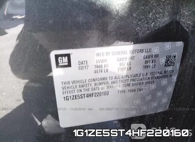 1G1ZE5ST4HF220160
