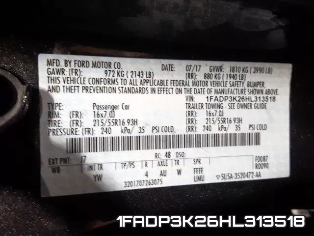 1FADP3K26HL313518