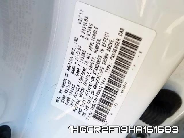 1HGCR2F79HA161683