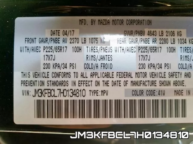 JM3KFBCL7H0134810