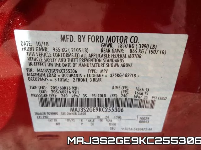 MAJ3S2GE9KC255306