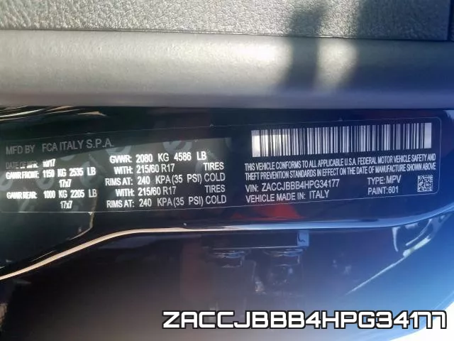 ZACCJBBB4HPG34177