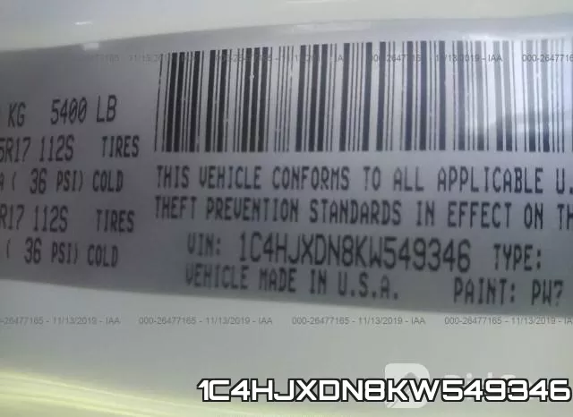1C4HJXDN8KW549346