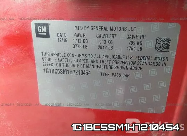 1G1BC5SM1H7210454