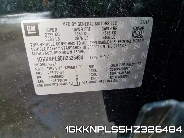 1GKKNPLS5HZ326484