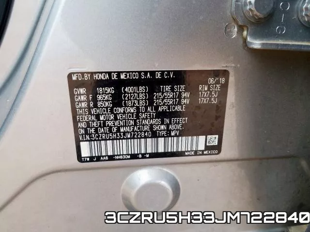 3CZRU5H33JM722840