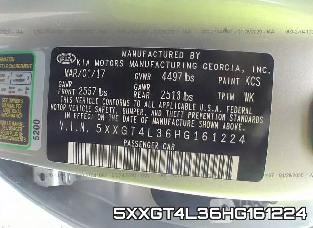 5XXGT4L36HG161224