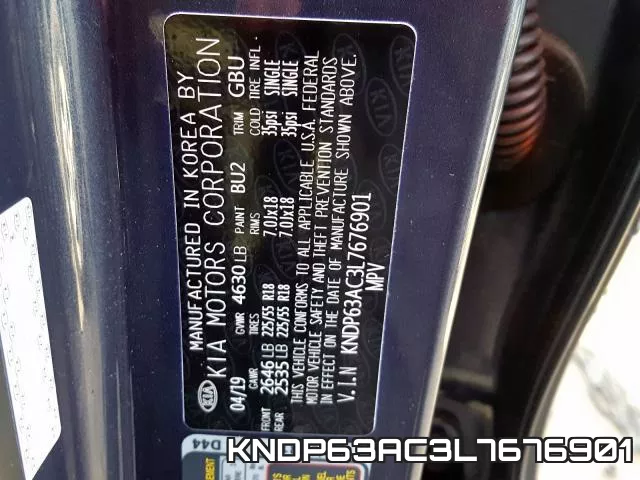 KNDP63AC3L7676901